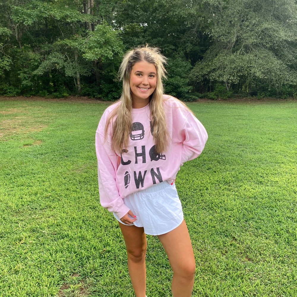 Pink Touchdown Sweatshirt - Picture 4 of 5